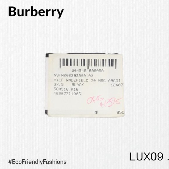 Burberry Women's Tibbenham Tall Knee High Boots Black w/Chains Size 37.5 - Picture 7 of 7